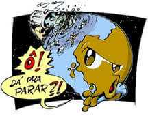 Mundo reclamando do Lixo