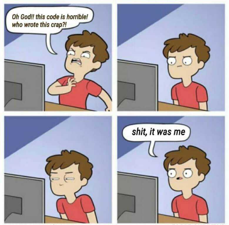 Quem escreveu esse código? Eu mesmo!